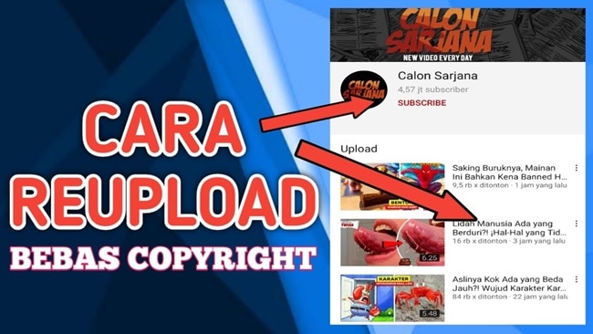 Cara Reupload Video Youtube Agar Bebas Copyright